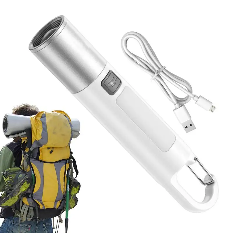 Bright Flashlights High Lumens Waterproof Side Light Waterproof Flash Light Safety Lock Design Long-Range Lantern Flashlights