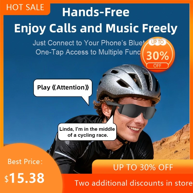 

2026 New Lightweight Automatic Color-Changing AI Smart Real-Time Simultaneous Interpretation Glasses And Earphones In One Hot