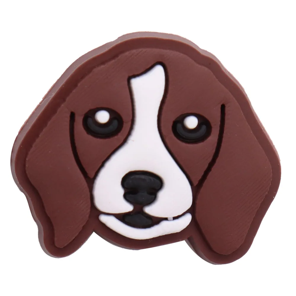 1pcs pvc schöne Hunde Tiere Grenze Collie Hausschuhe Schuh Charms Jungen Mädchen Schnalle Zubehör verstopfen DIY Geburtstags geschenk