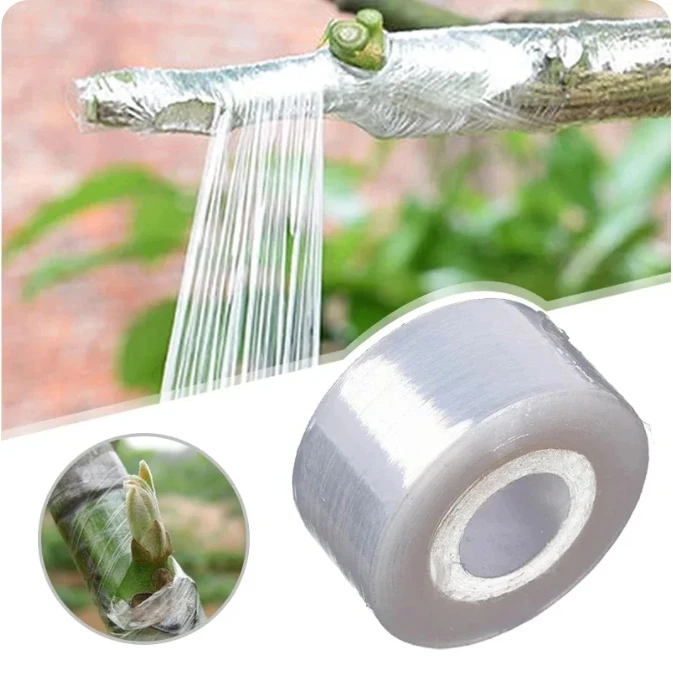 

2/3cmPE Grafting Tape Film Self-adhesive Garden Tree Plants Seedlings Vine Tomato Grafting Accessories Stretchable Width