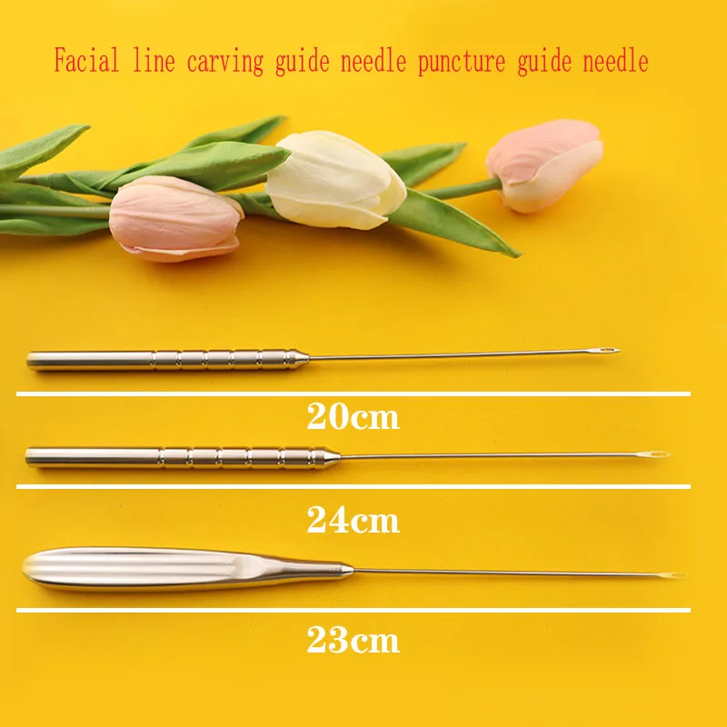 Facial guide needle puncture guide needle Facial tissue facelift surgery line carving large V buried thread threading needle pun