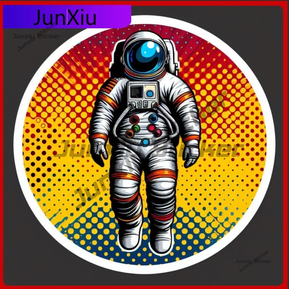 

Unique Astronaut Sticker UV Resistant Waterproof Vinyl Decal Outdoor Sunproof Decoration Vehicle Surface Protective Stylish