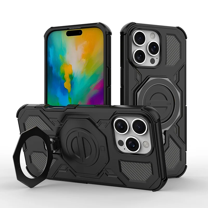 Funda Protectora Para Iphone 17 Pro Max Air 15 16E 16 Pro Iphone16 Iphone15 Iphone17 Soporte MagnéTico Carga InaláMbrica