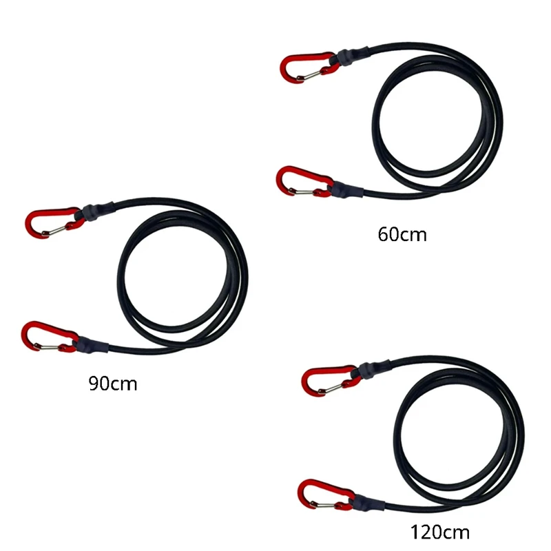 

Elastic Rope Carabiner For Kayaking, Cycling, Luggage Packing And Outdoor Camping Accessories