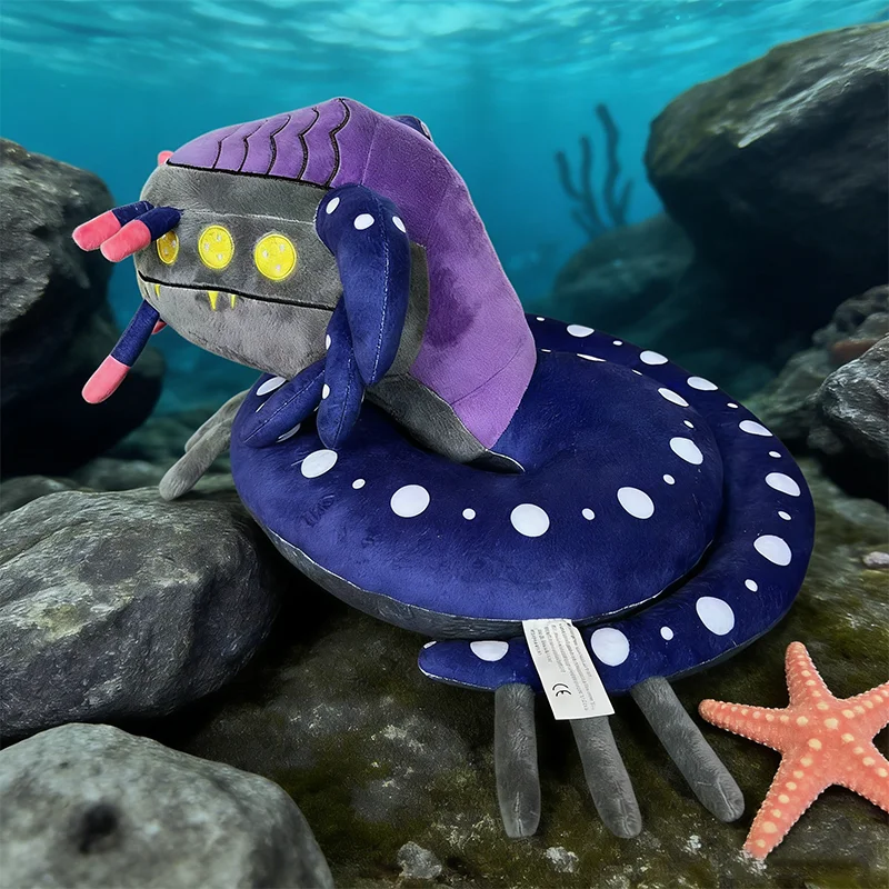

20CM New Hot Subnautica Cartoon Game-related Periphery Plush Toy Cute Anime Character Deep-sea Snake Doll Kid Fan Birthday Gifts
