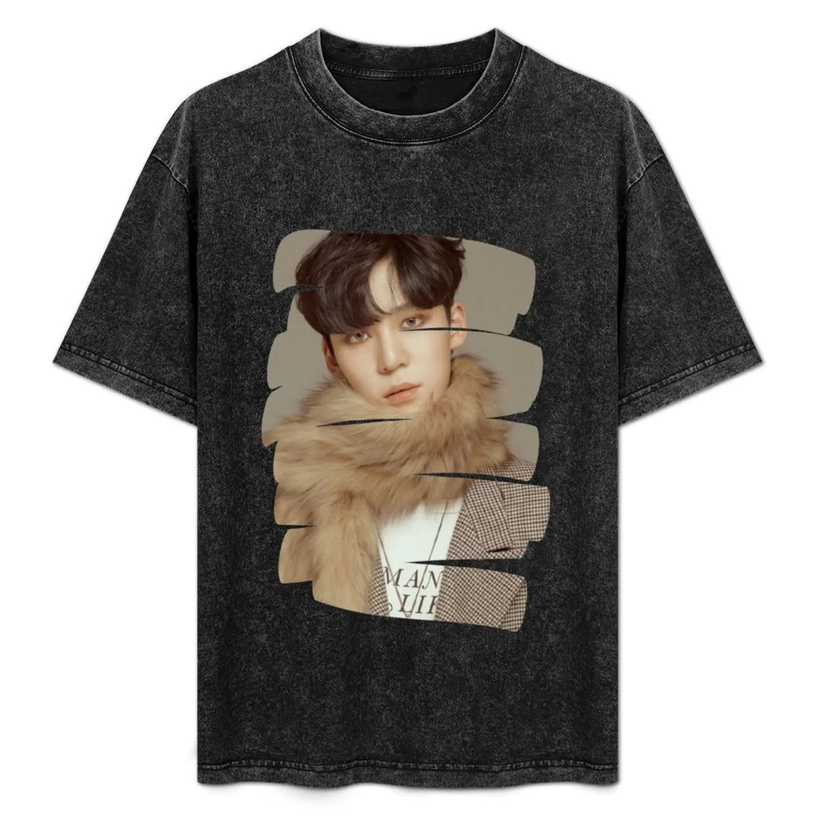 

Ateez Yunho T-Shirt sublime anime stuff kawaii clothes plus sizes oversized t shirt men