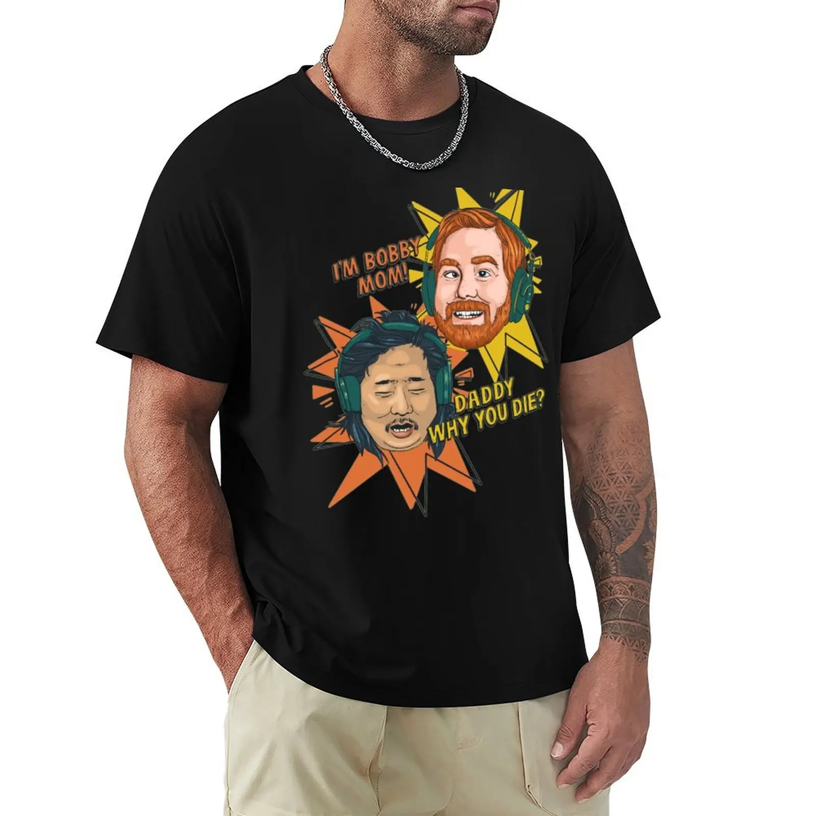 

Bad Friends T-Shirt funny meme t-shirts summer tops oversized t shirt mens t shirts top quality