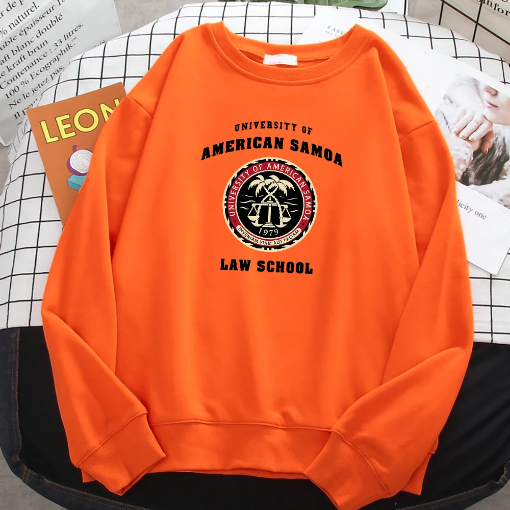 Universität Von Amerikanischen Samoa Law School Frauen Sweatware Grund Komfortable Sweatshirts Kreativität Sport Lose Weibliche Pullover