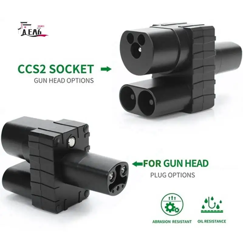 

AEA6-CCS2 To For Tesla Model 3/Y/X/S DC AC Vehicle Ev Charger Converter Ev Charging Stations Electric Car Accsesories