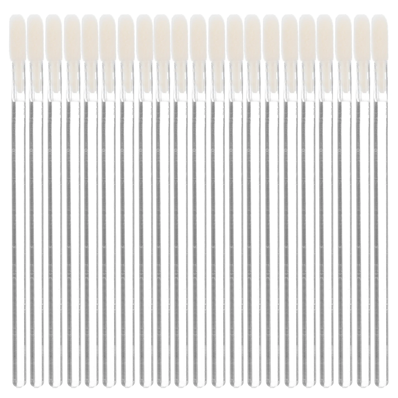 

100 pcs Disposable Lip Brush Crystal Design Hygienic Blending Lipstick Balm Gloss Makeup Artist Use Soft Material Bulk Pack