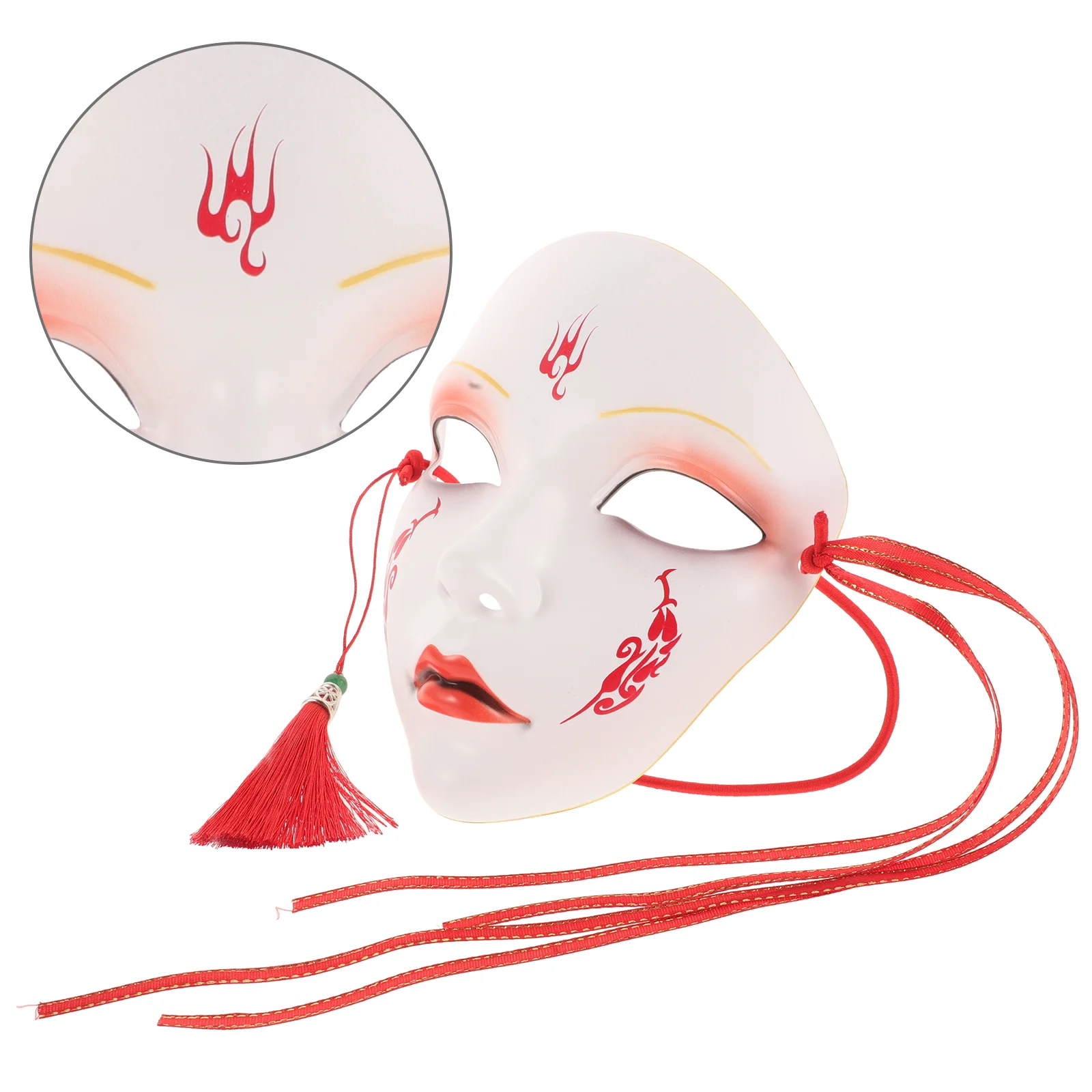 

Blank Graffiti Mask Plastic Full Face Masquerade Women Party Beauty Masks Decorative Cosplay Accessories Halloween Prop Chinese