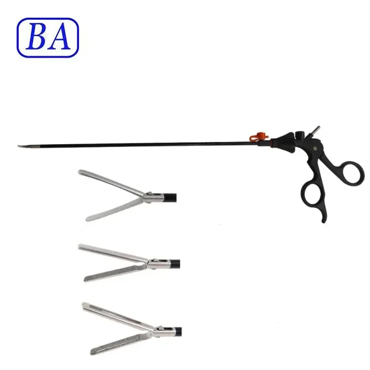 Surgical 5mm endoscopic bowel grasper