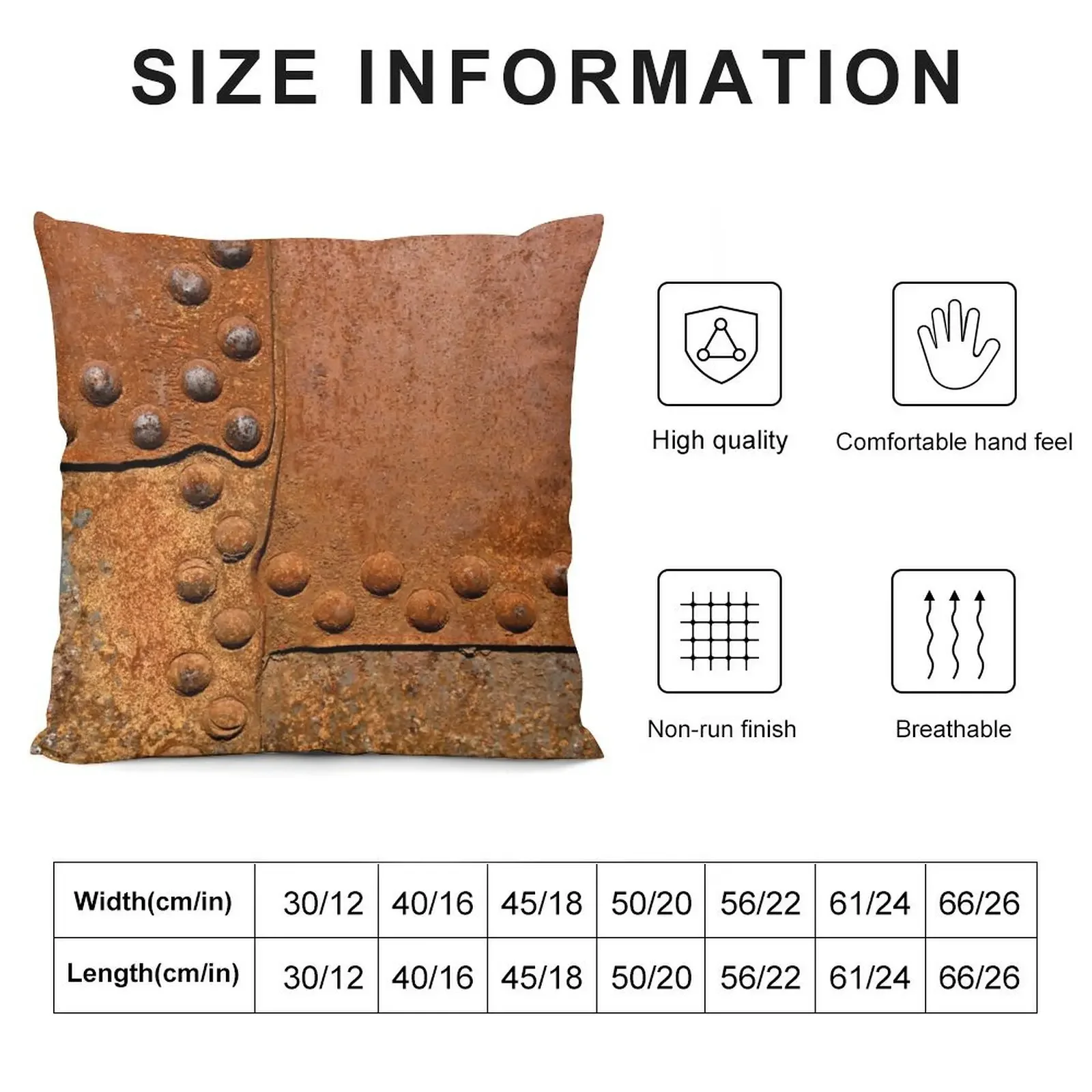 Rusty metal surface with riveted joints Throw Pillow christmas ornaments 2025 pillow pillowcase Cushion Child pillow