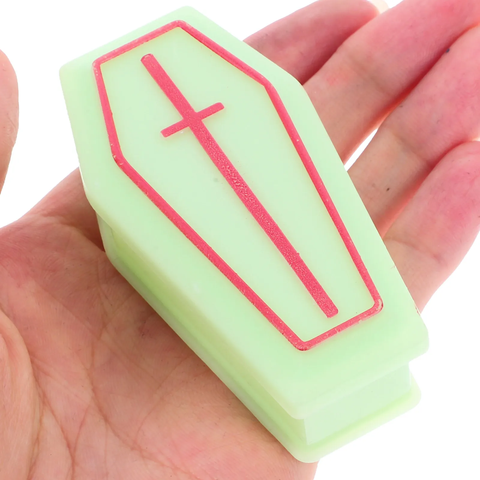 

10Pcs Miniature Coffin Boxes Spooky Party Prank Accessories Halloween Decorations Plastic Fake Coffin for Table Centerpiece