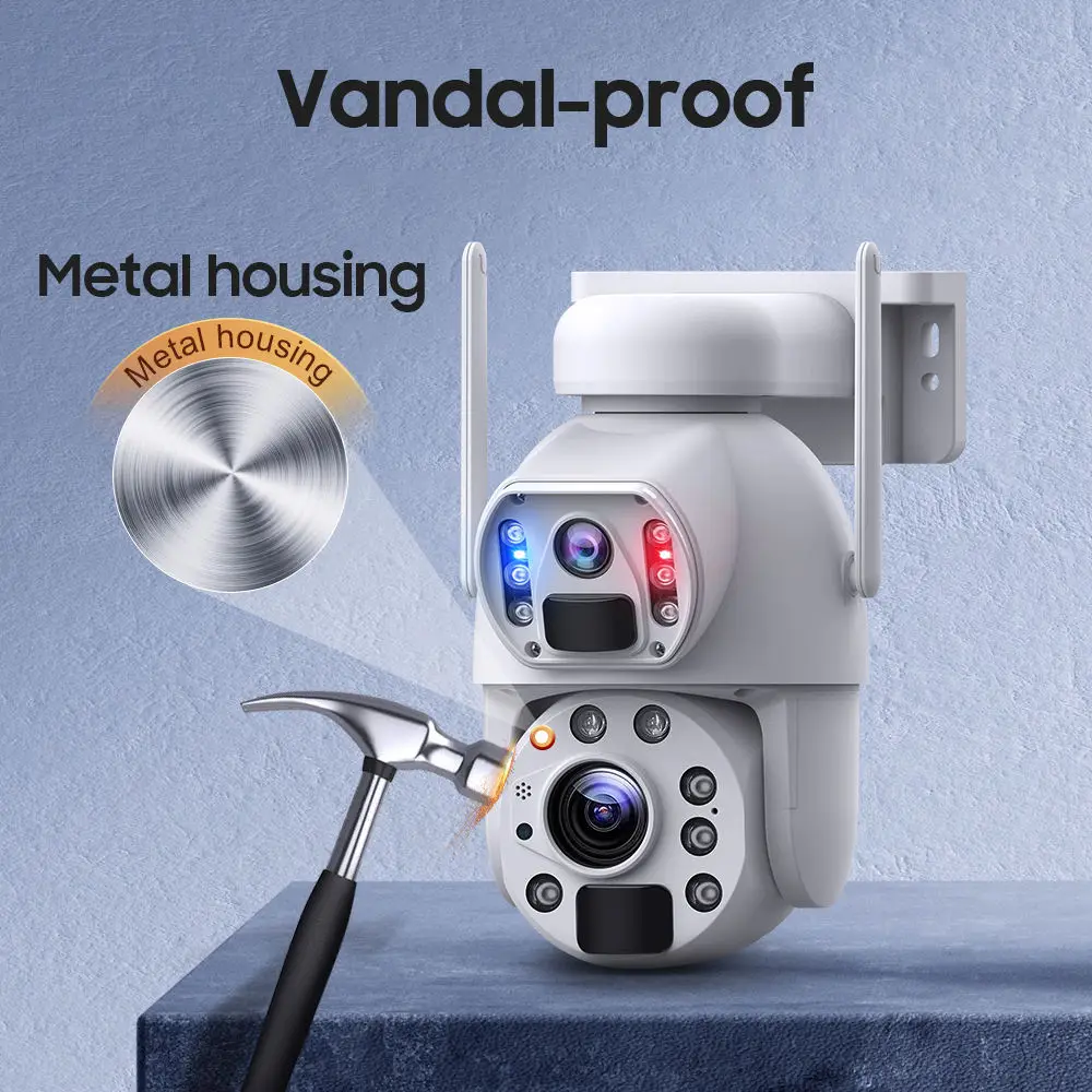 ل 20X بصري كبير التكبير 4G في الهواء الطلق تعمل بالطاقة الشمسية IP66 لوحة معدنية واي فاي 6MP CMOS عموم إمالة عدسة مزدوجة AI كشف الإنسان CCTV #6