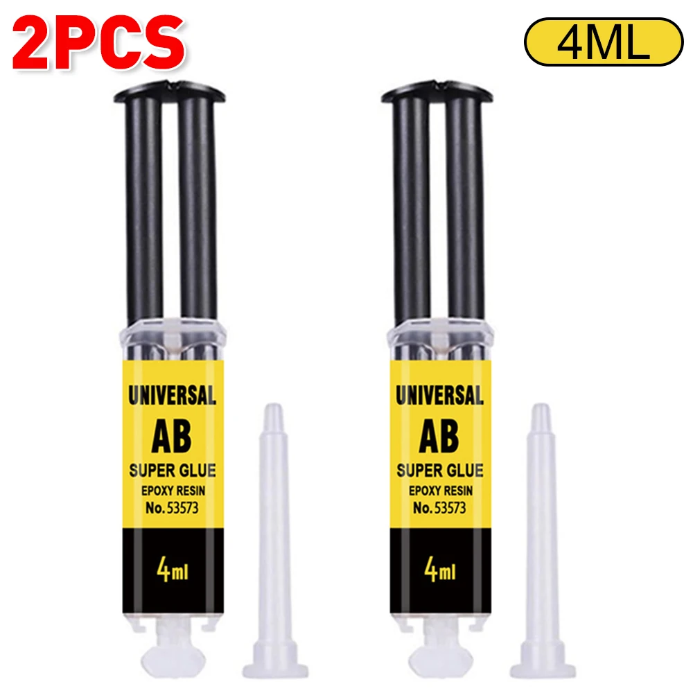 4/25Ml Epoxyhars Ab Lijm Waterdichte Instant Snelle Zelfklevende Reparatie Sterke Super Vloeibare Lijm Voor Hout Plastic Metaallijm Lassen
