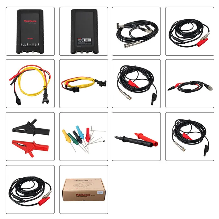 Automotive Oscilloscope MP408 Basic Kit 4-channel 32M Flash Memory 1000 Waveforms Buffer