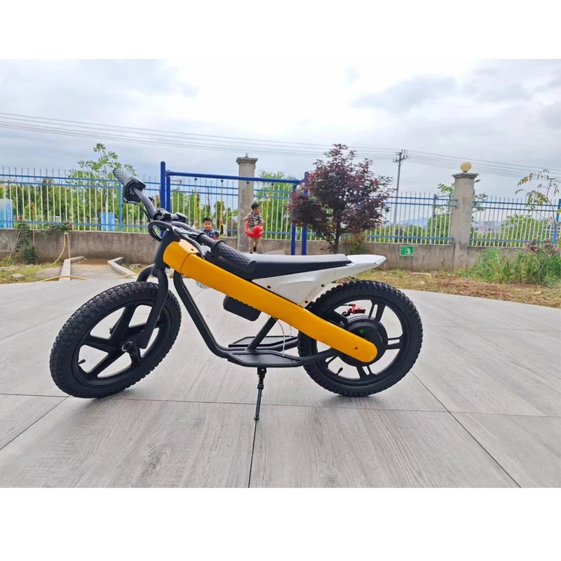 2024 Cheap Kids Electric Bike 36V 250W 350W Motor Optional Frame Color Seat For One Kids Double Seat For Two Kids image 5
