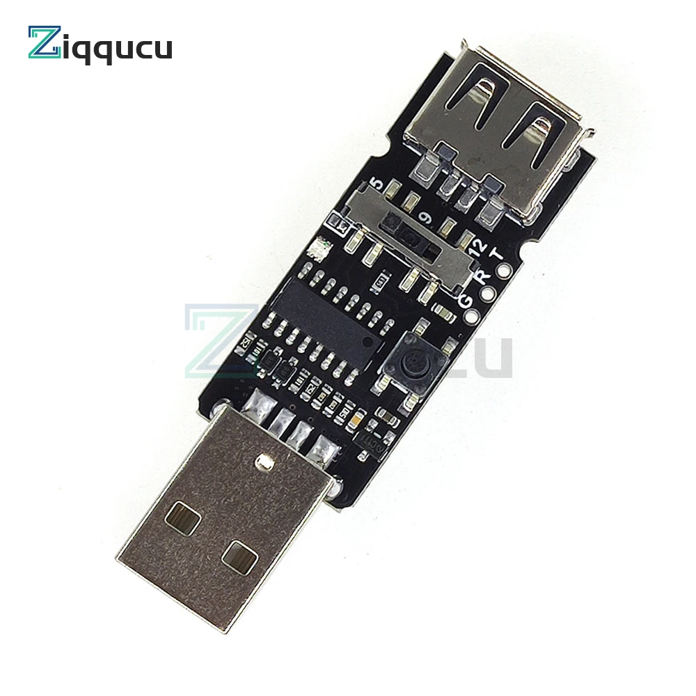 9V 12V 20V Adjustable Voltage USB Type-A QC 2.0 3.0 DC Trigger Module Board Trigger Switch Drive Module