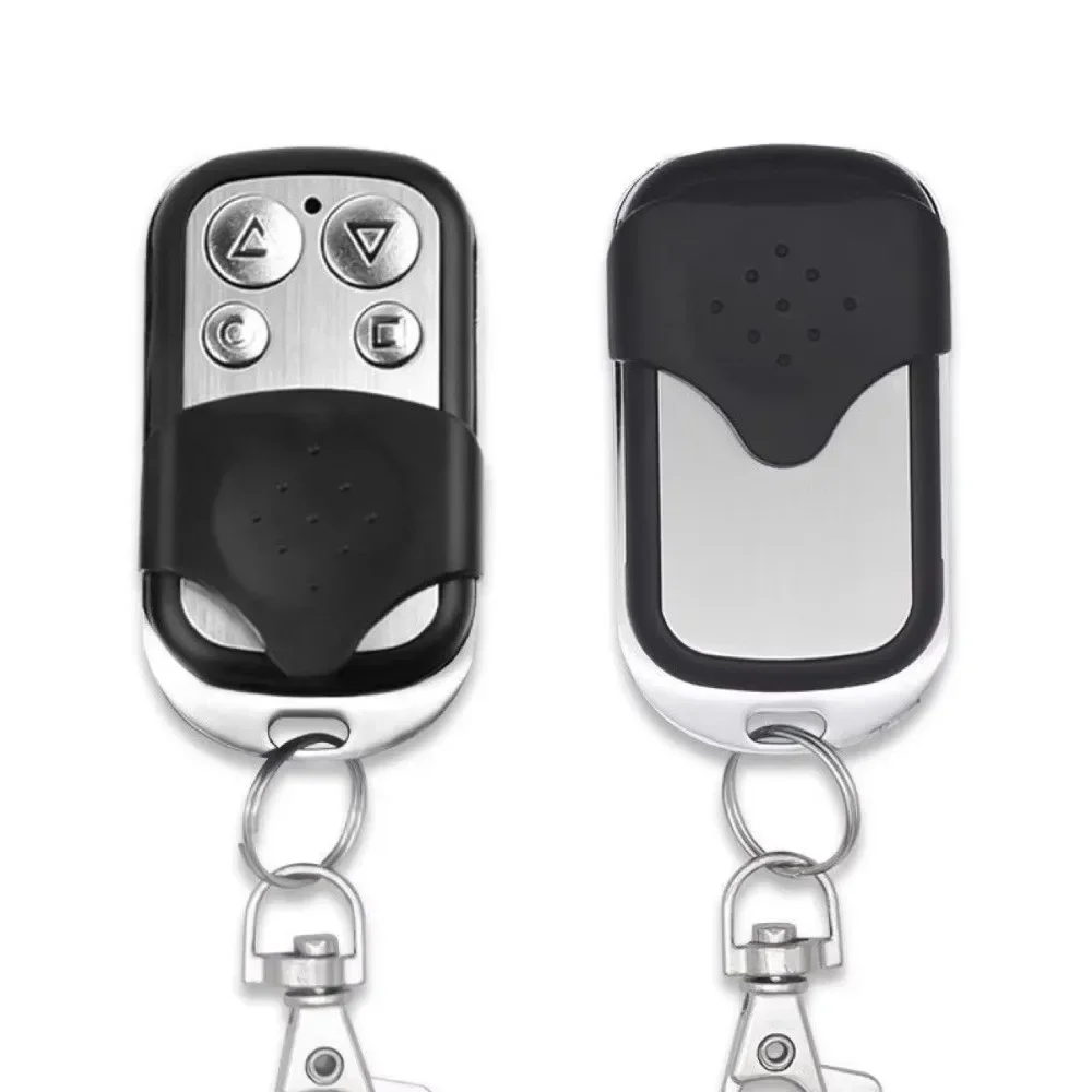 433MHz Remote Control Garage Door Remote Control 4 Buttons Wireless Duplicate Remote Control Metal Garage Door Opener