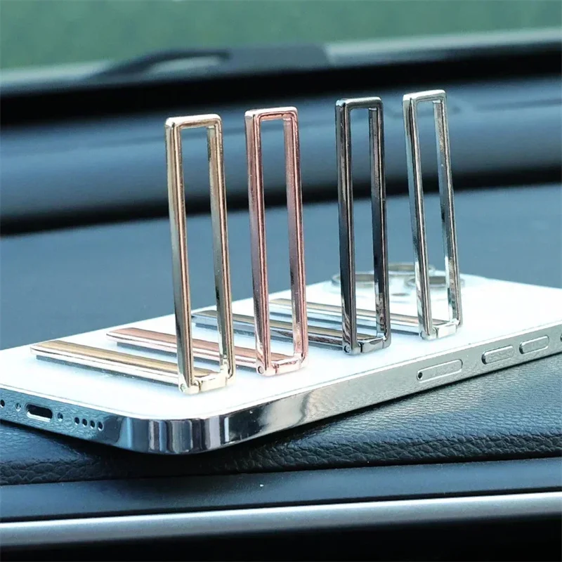 Universal Mini Folding Mobile Phone Kickstand, Auto-adesivo, Ultra Fino, Tablet Stand, Montagem para Suporte de Telefone Inteligente