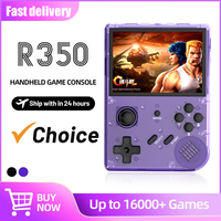 NEW R350 Retro Video Handheld Game Console Linux System 64GB 3.5Inch IPS Screen 640x480 Portable Pocket Game Player 15000+ Game