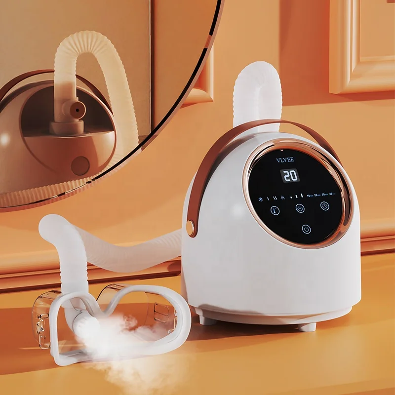 温冷ナノアイミストスプレー 電動アイスチーマー 温湿布付き 保湿 ドライアイ疲労軽減 SPA機器