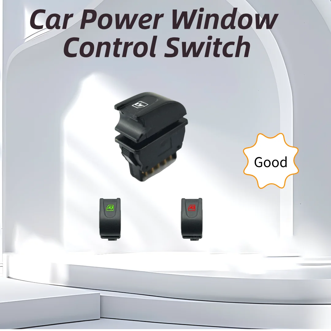 

Universal Car Power Window Control Switch 5-pin Power Window Switch Universal 5 Pin Window Lifter Switch Button Car Button