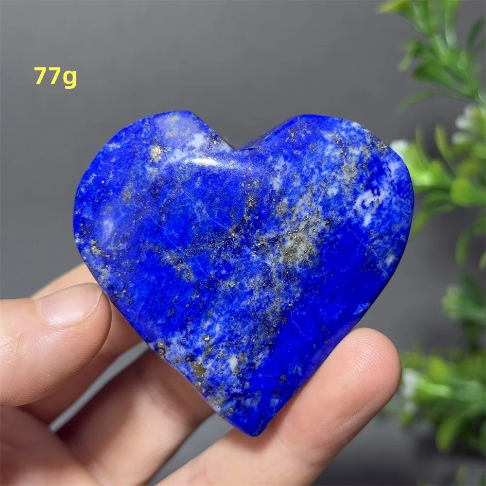 Natural Gemstone Lapis Lazuli Heart-Shaped Mineral Quartz Reiki Therapy Meditation Energy Home Fashion Decoration Love Gift
