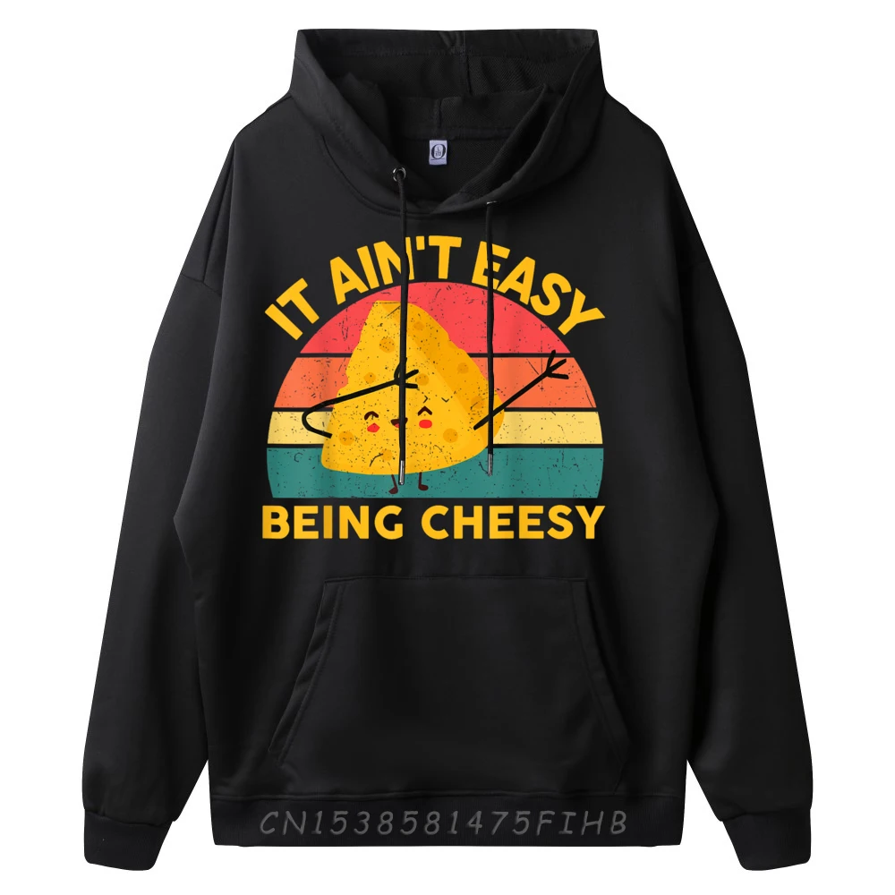 Funny Cheese It Aint Easy Being Geek Hoodies Round Neck Woman Hoodies Long Sleeve Christmas Geek Hoodies