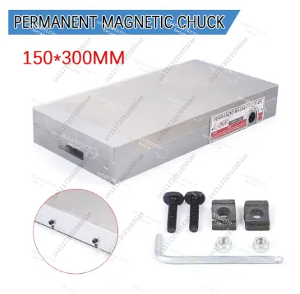 150*300mm or 6*12 Inch High Precision Fine Pole Permanent Magnetic Chuck Workholding Rectangular for Grinding Machine
