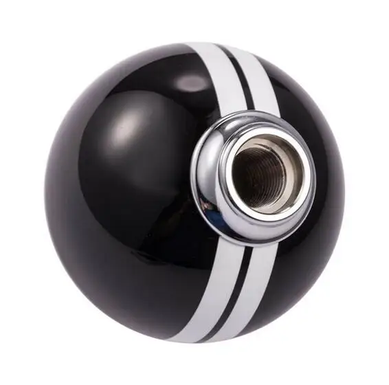 Universal Resin Ball Head Stripe Car 6 Speed Manual Gear Shift Knob Shifter Fit For Ford Mustang GT500