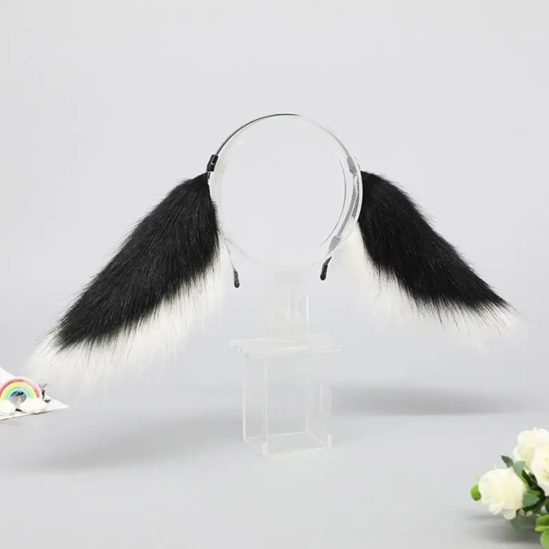 195E الاصطناعي Lop سماعة أذن تأثيري حلي Hairhoop حفلة تنكرية هيرباند أنيمي أغطية الرأس دور اللعب اكسسوارات للشعر #4