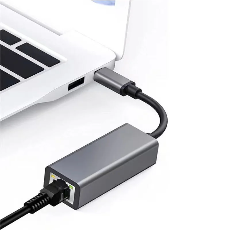 Modem Metal 3.0 Gigabit Driverless NIC Type-cTO1000M NIC alluminio TYPE-C a porta RJ45