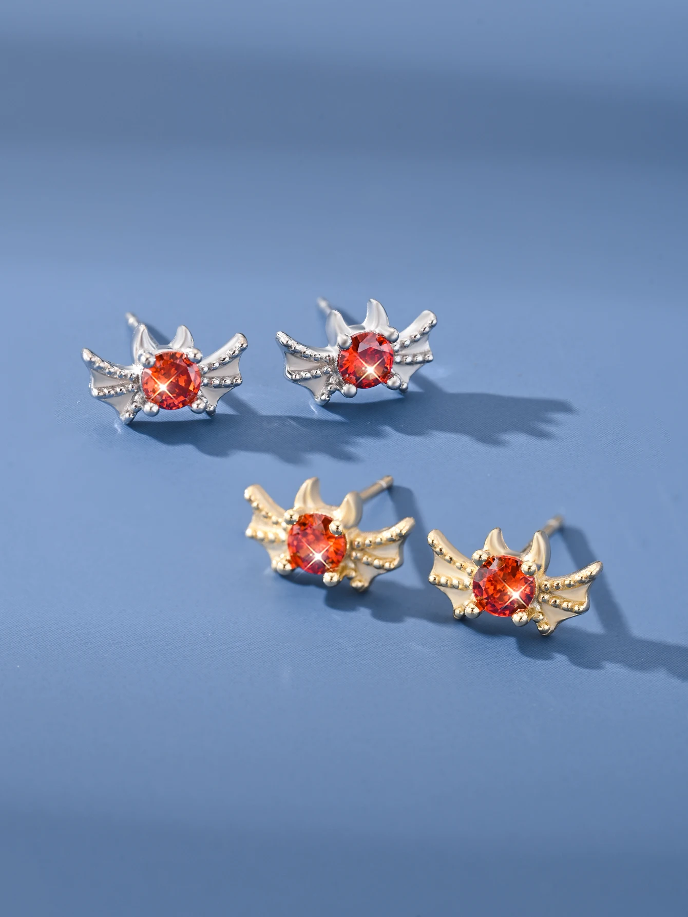 

Devil Bat, 925 Sterling Silver Inlaid With Zircon, Small And Cute Jewelry For Women Accessory, Holiday Birthday Gift