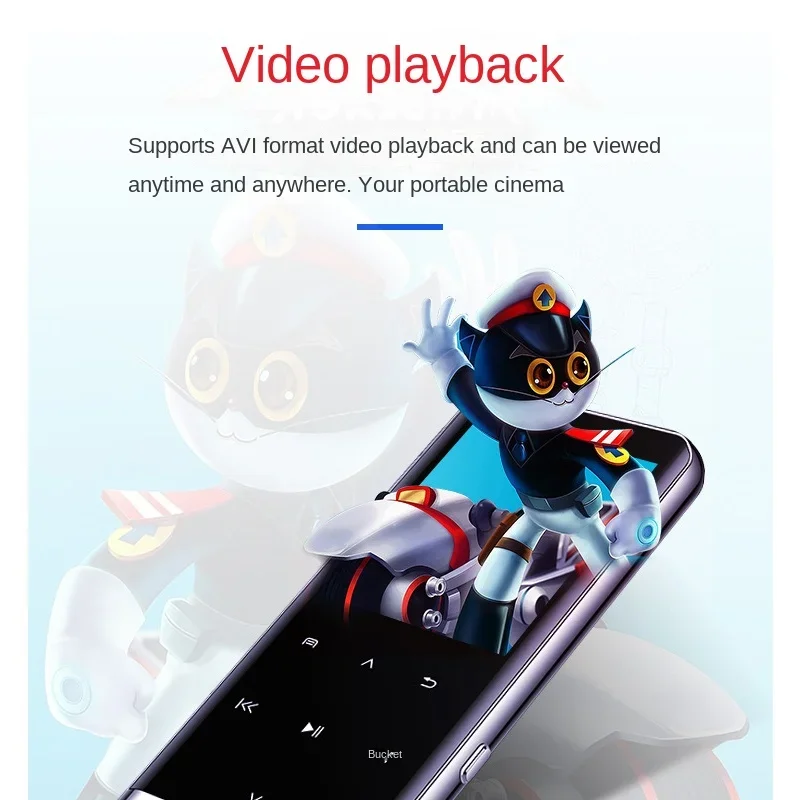 8GB-64GB بلوتوث مشغل MP3 الرياضة الموسيقى وكمان AVI فيديو وسائل الإعلام راديو FM المنشط مسجل صوت Espia ميكروفون MP3 لاعب #6