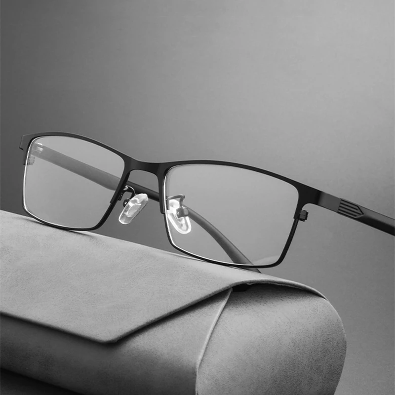 KOCOLIOR New Men Blue Light Blocking Reading Glasses Metal Frame Prescription Eyeglasses Anti Blue Rays Computer Reader +1.75