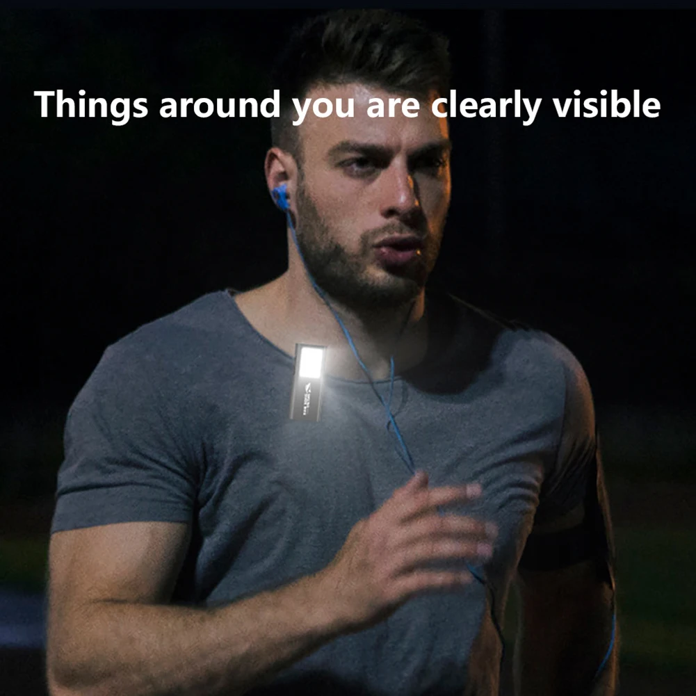 ضوء عمل صغير LED مع مشبك للتخييم في حالات الطوارئ، مقاوم للماء، مصباح يدوي فائق السطوع للجري والمشي لمسافات طويلة في الهواء الطلق #4