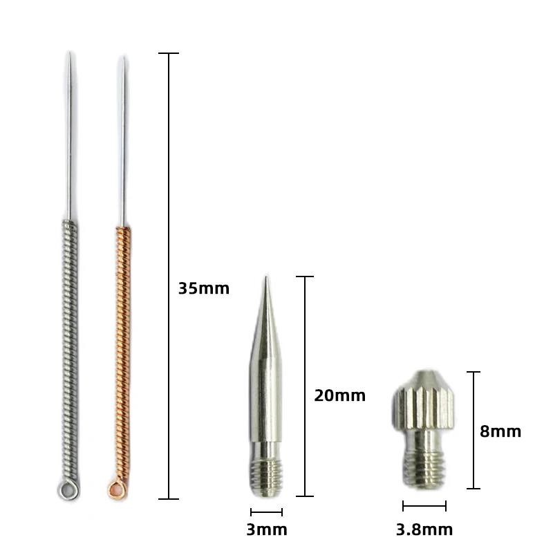 Aiguille de remplacement pour stylo Laser Plasma, dissolvant d\'étiquettes de peau, taches foncées, taches de rousseur, verrues, nettoyage de boutons