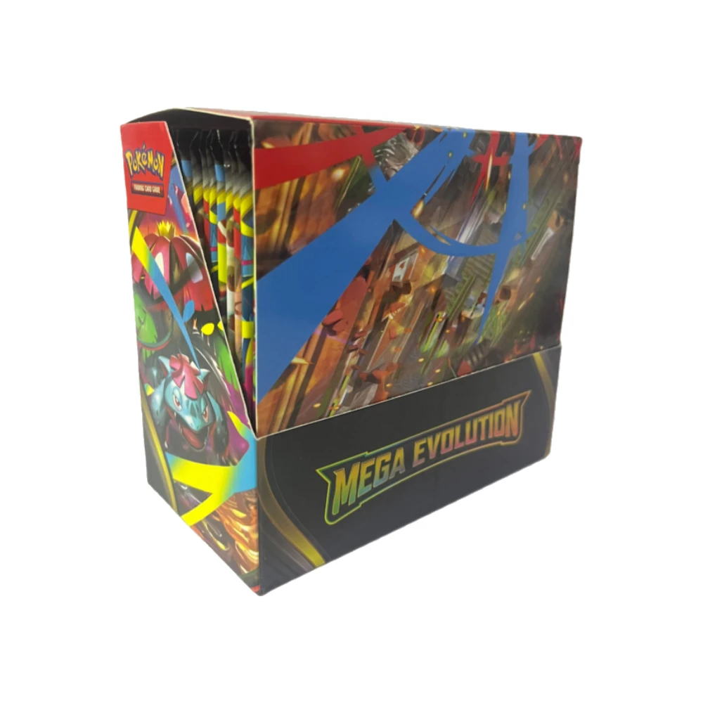 English  360Pcs Pokémon Game Collection Card Set -  MEGA EVOLUTION Booster Battle Trading Cards Gift Desktop Game Cards