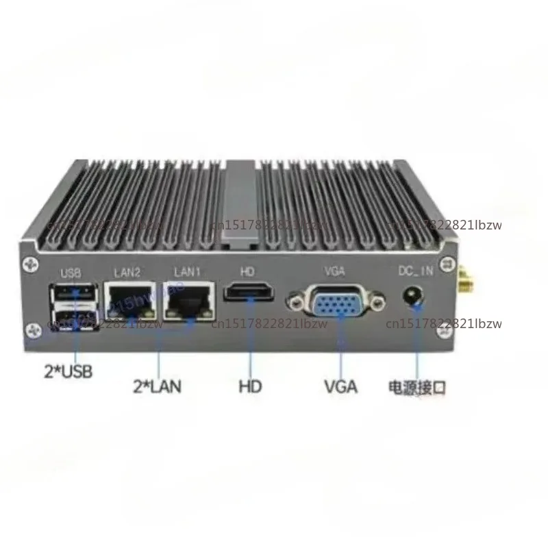 Ndustrial PC J1900 Quad Core Dual LAN Dual   Ports Fanless System for Vision 1 pcs