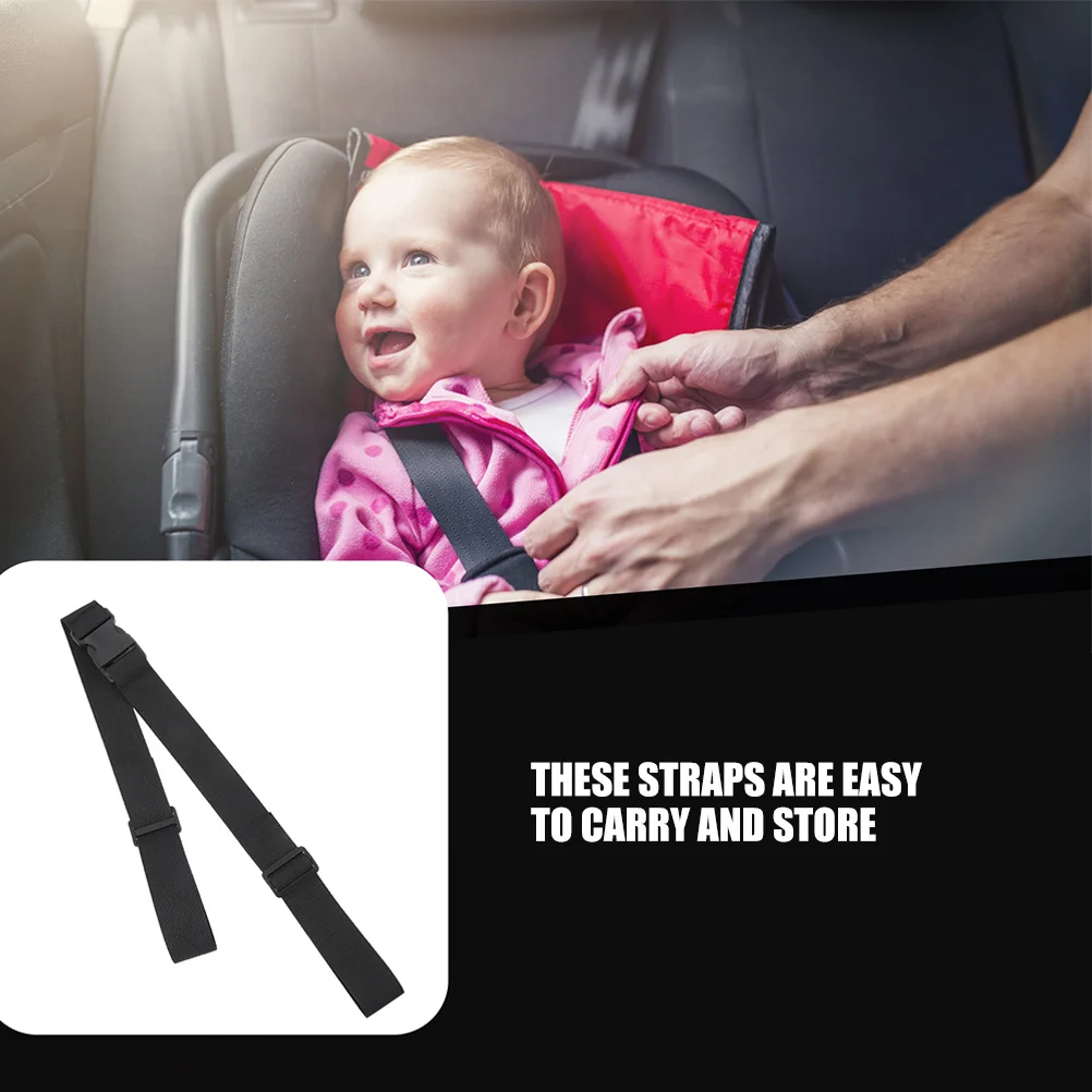 2 قطعة حزام أمان الطفل كرسي مرتفع قابل للتعديل استبدال الأشرطة الرضع تغذية كرسي حزام آمن للمنزل مطعم السفر