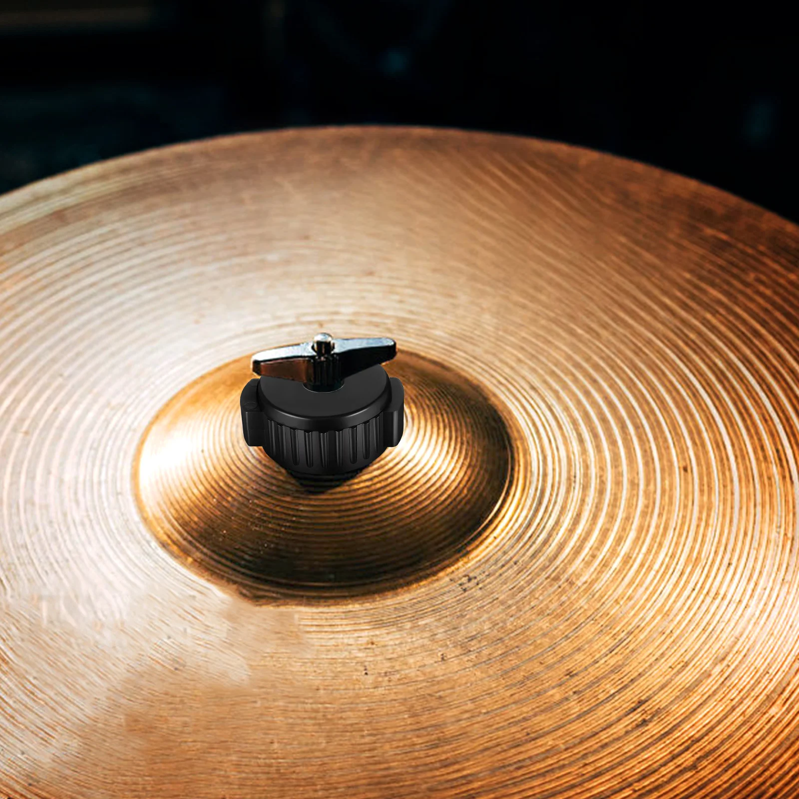 

5Pcs Cymbal Nuts Plastic Lightweight Drum Kit Secure Fit Anti-Vibration Quick Detach Drum Components Cymbal Stand Nut