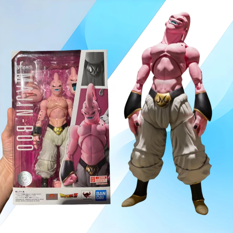 

In Stock Bandai S H Figuarts Original Dragon Ball Majin Buu Doll New Boxed Action Figure Anime Characters Garage Model