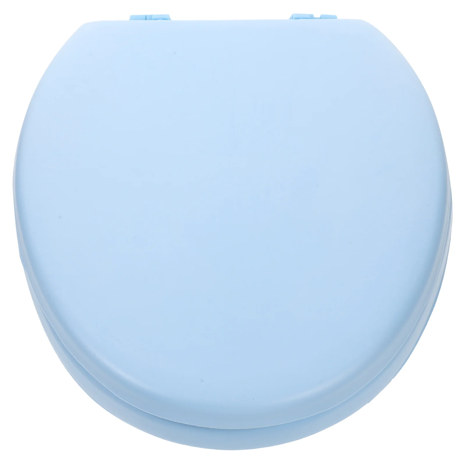 

Foam Toilet Seat Thick Soft Vintage Covers Blue Padded Elongated Bathroom Seats For Toilets Easy Clean Comfortable Use Longevity