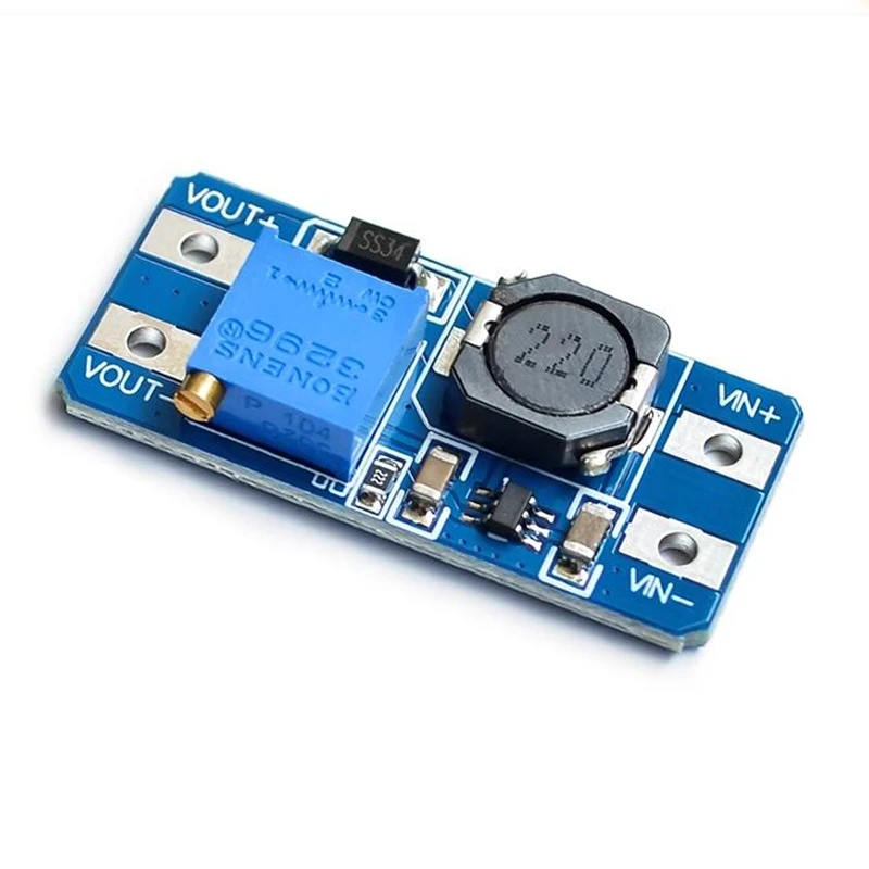 1PCS 3PCS 5PCS/Lot  MT3608 DC-DC Adjustable Boost Module Feed Converter Voltage Regulator Module 2 V-24 V to 5 V-28 V 2A