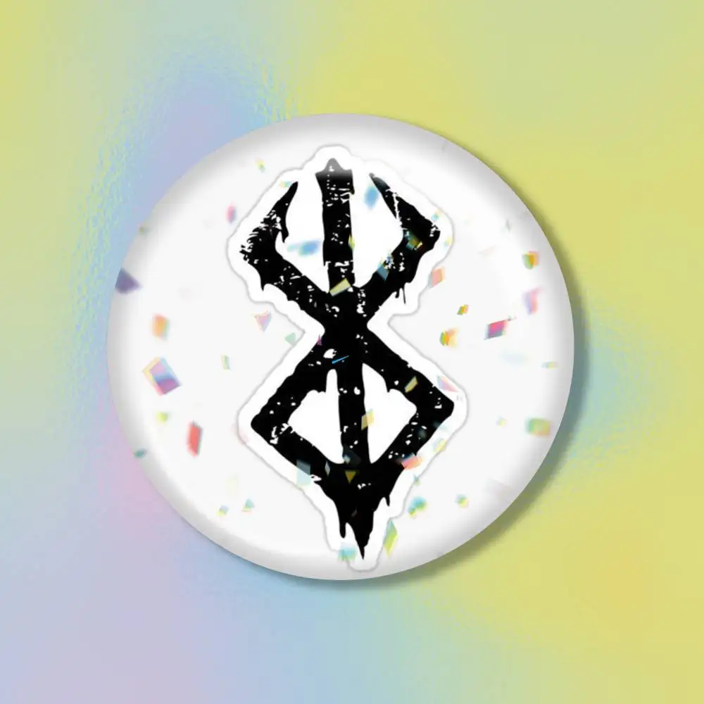 Anime B-Berserk-S  Brooch Metal Badge Brooch, Fashion Decorative Pins for Hat Bag Clothing Decoration Gift