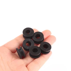 Innovative And Practical For     10PCS Motorcycle Side Cover Black Rubber Grommets Gasket Fairings