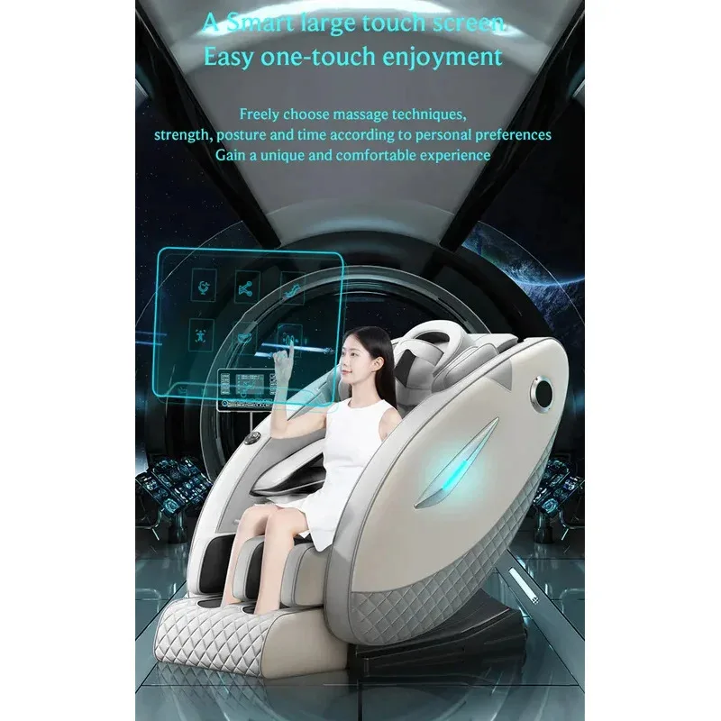 

4D Massage Chair with Full Body Relaxation Function 2025 Zero Gravity SL-Track Shiatsu with Bluetooth Speaker and AI Control