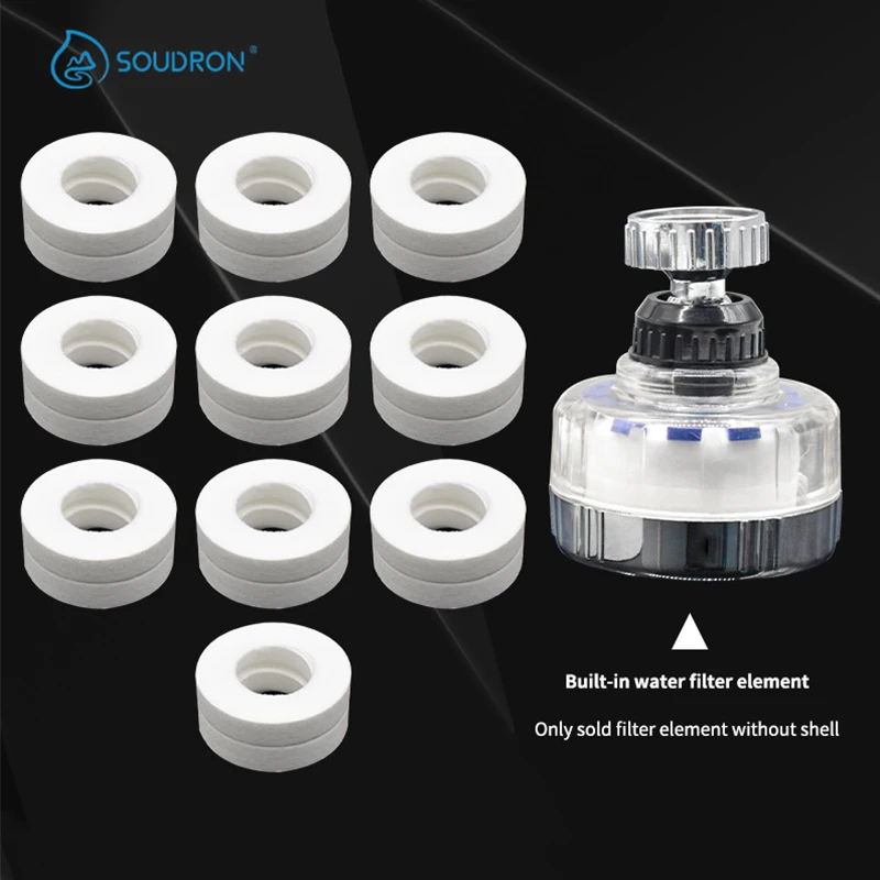 Purifer filtro de torneira universal para cozinha banheiro chuveiro filtro doméstico pp algodão alta densidade